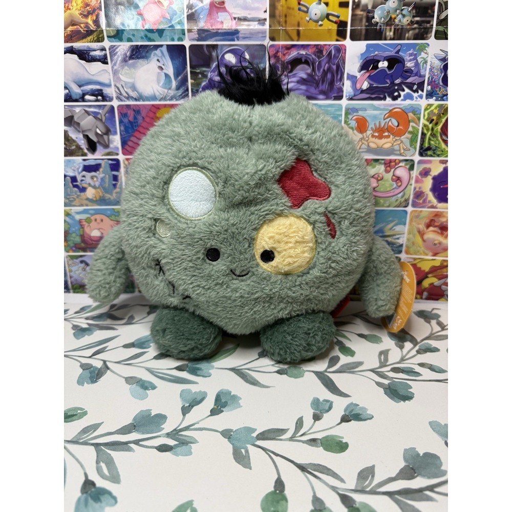 BumBumz SpookyBumz Zaine Zombie Plush 9" Russ Halloween Round Plush